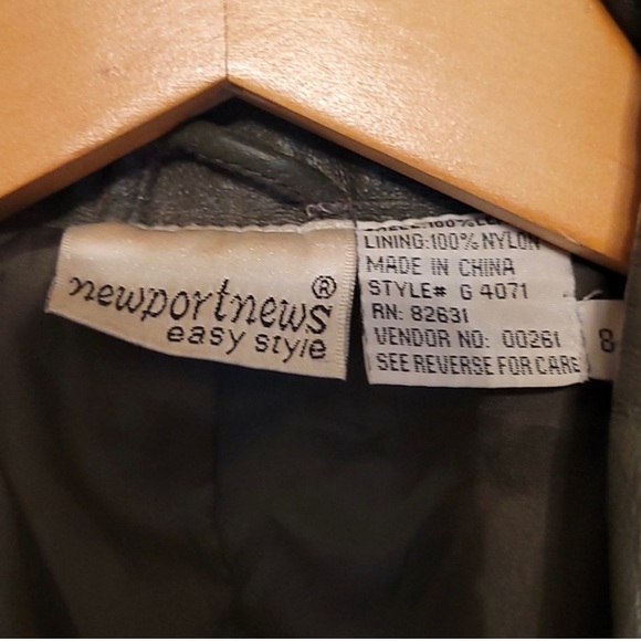 Newport News Leather Jacket - Picture 2 of 3